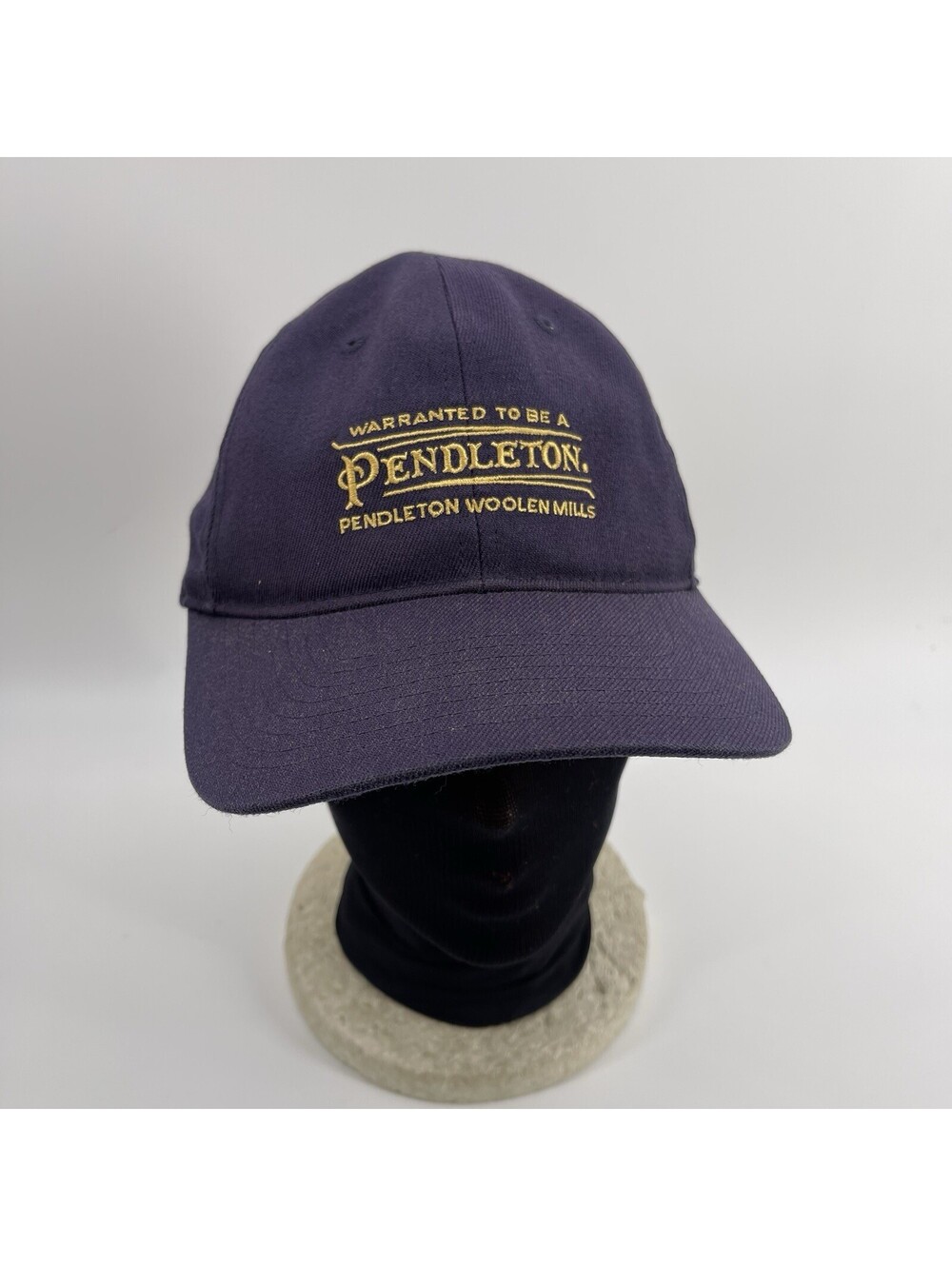 Pendleton Woolen Mills Cap Navy Blue Flexfit 7 1/8 Embroidered
